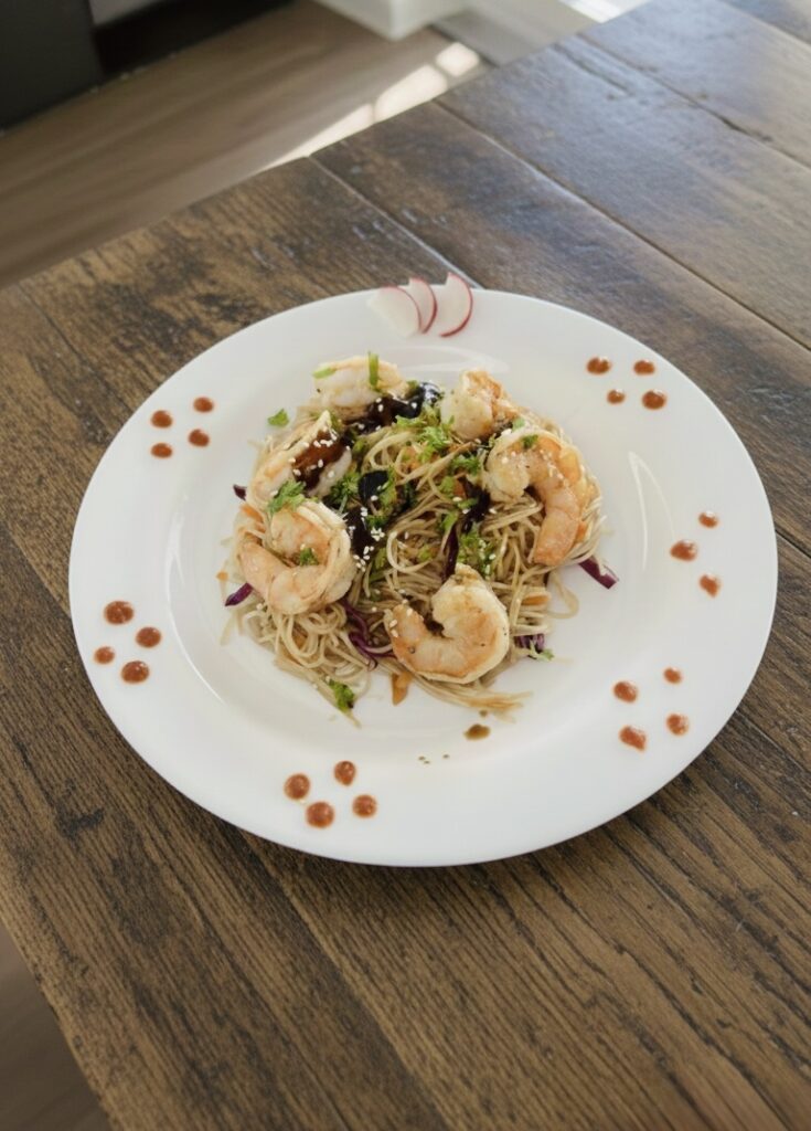 Simmered Shrimp Rice Noodles