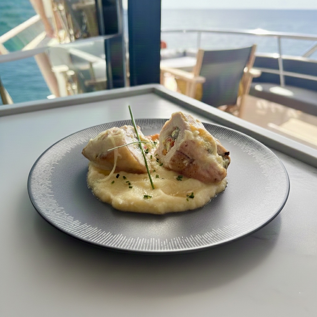 Cheese & Vegetable Stuffed Chicken