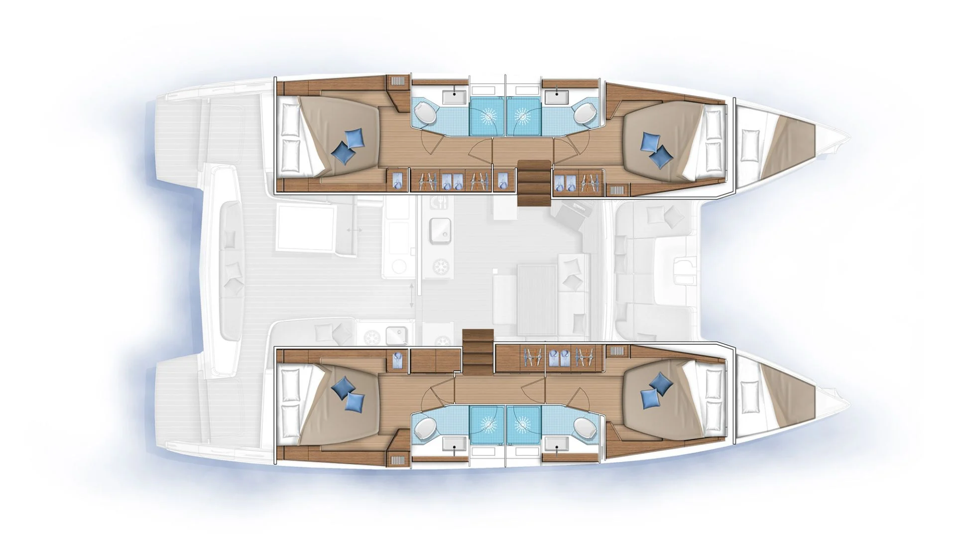 Lagoon 46 Floor Plan