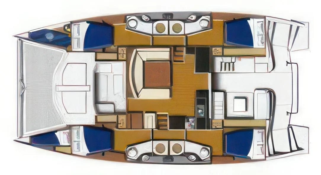 Leopard 48 Floor Plan